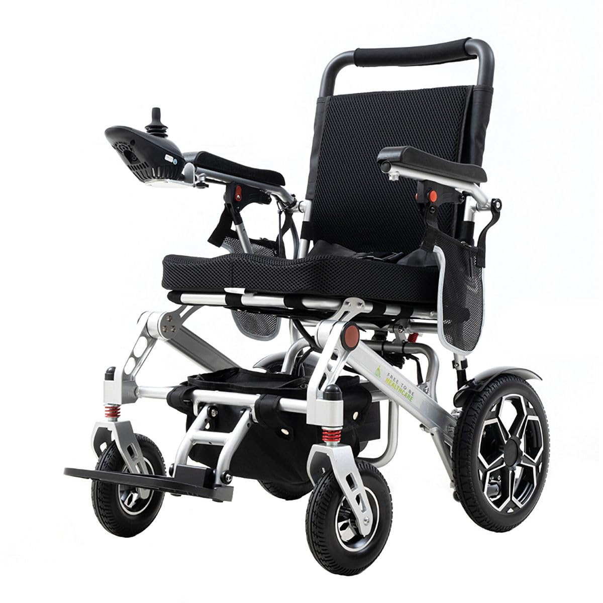 Ultra Lightweight Folding Electric Wheelchair, 20kg Aluminium Powerchair, Travel-Friendly
